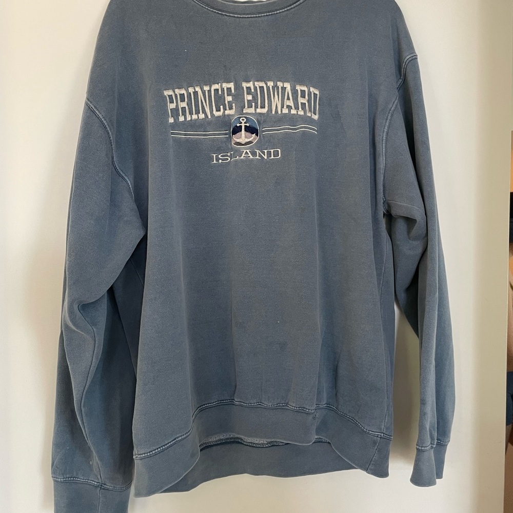 Prince Edward Island Blue Sweater